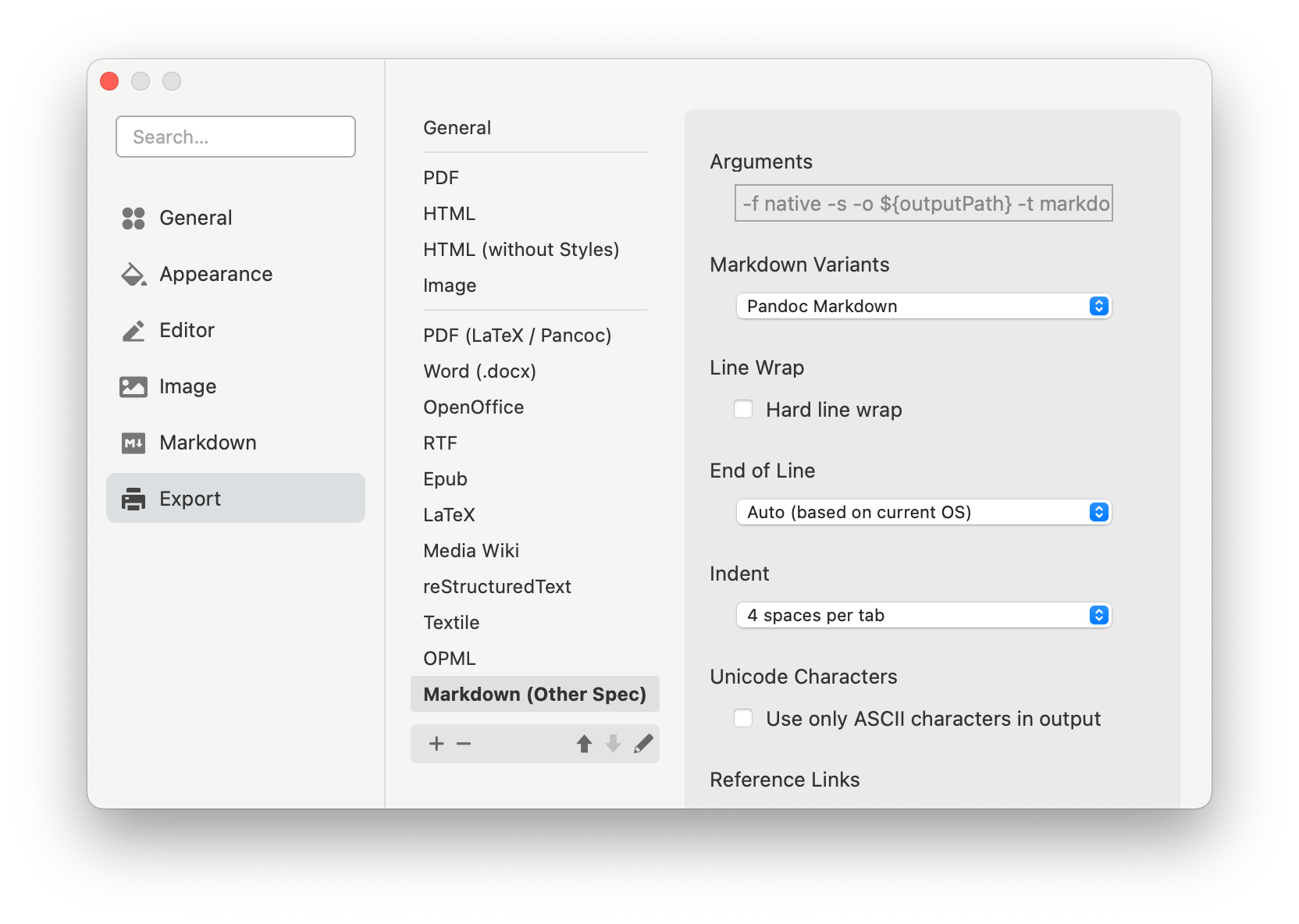 Convert & Reformat Markdown - Typora Support